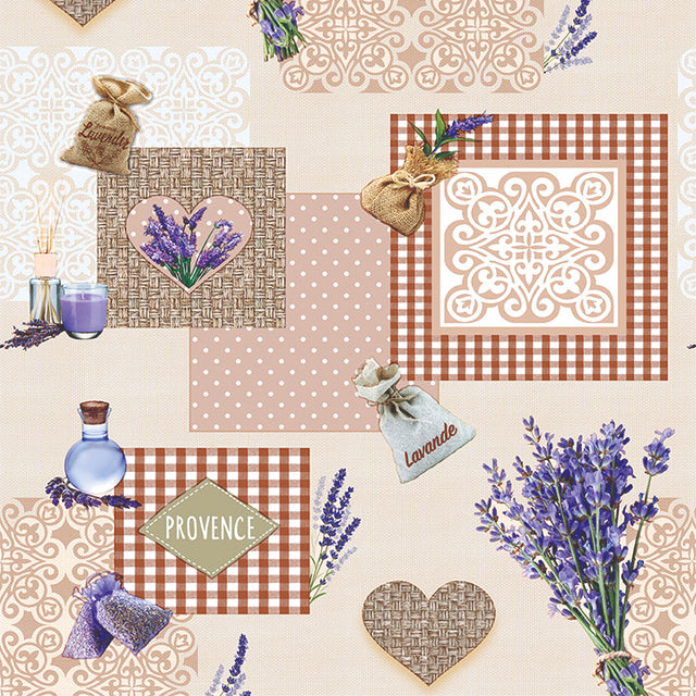Provence Rustique – voksduk med lavendelmotiv