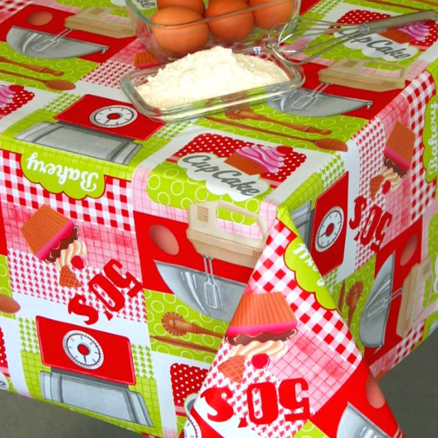 Retro voksduk, 50’s Cup Cake