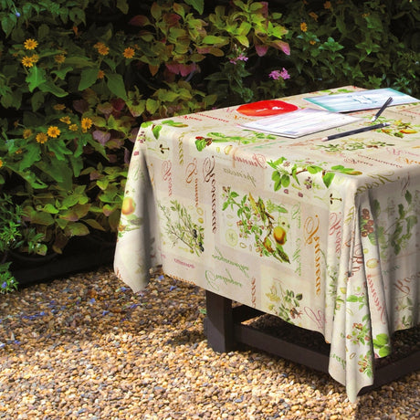 Rosalie, vakker voksduk med epler, pærer, nyper og oliven