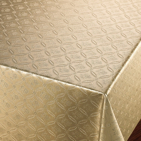 Rose Tapestry Gyllen – voksduk med damaskpreget mønster