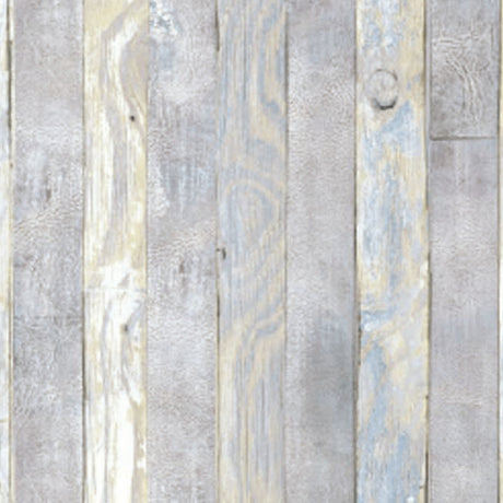 Scrap Wood, voksduk med flott struktur og trelook, 140 cm bred