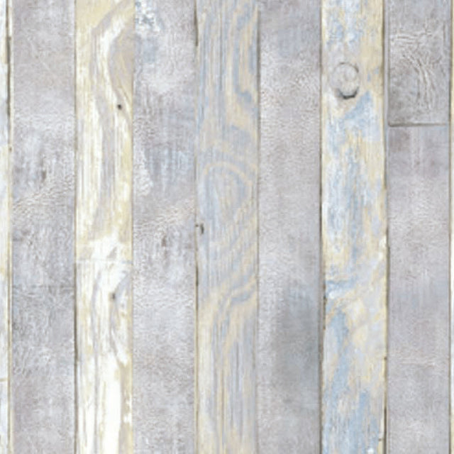 Scrap Wood, voksduk med flott struktur og trelook, 140 cm bred