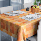 Victor Aprikos, voksduk med ruter