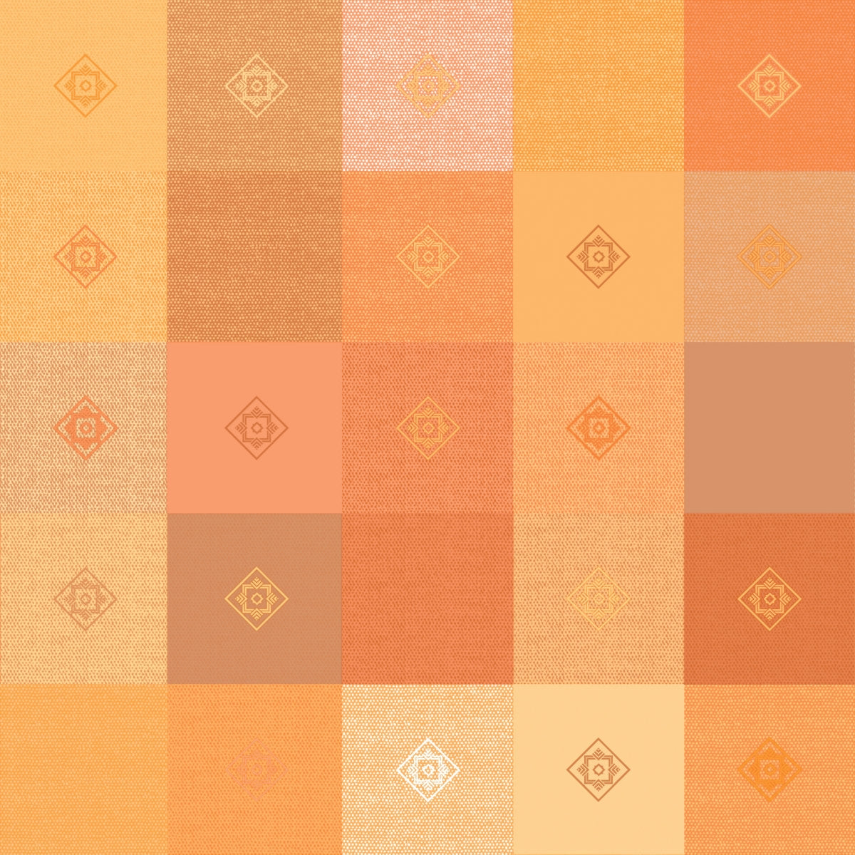 Victor Aprikos, voksduk med ruter