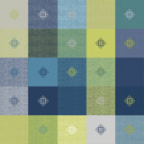 Victor Blå, voksduk med ruter