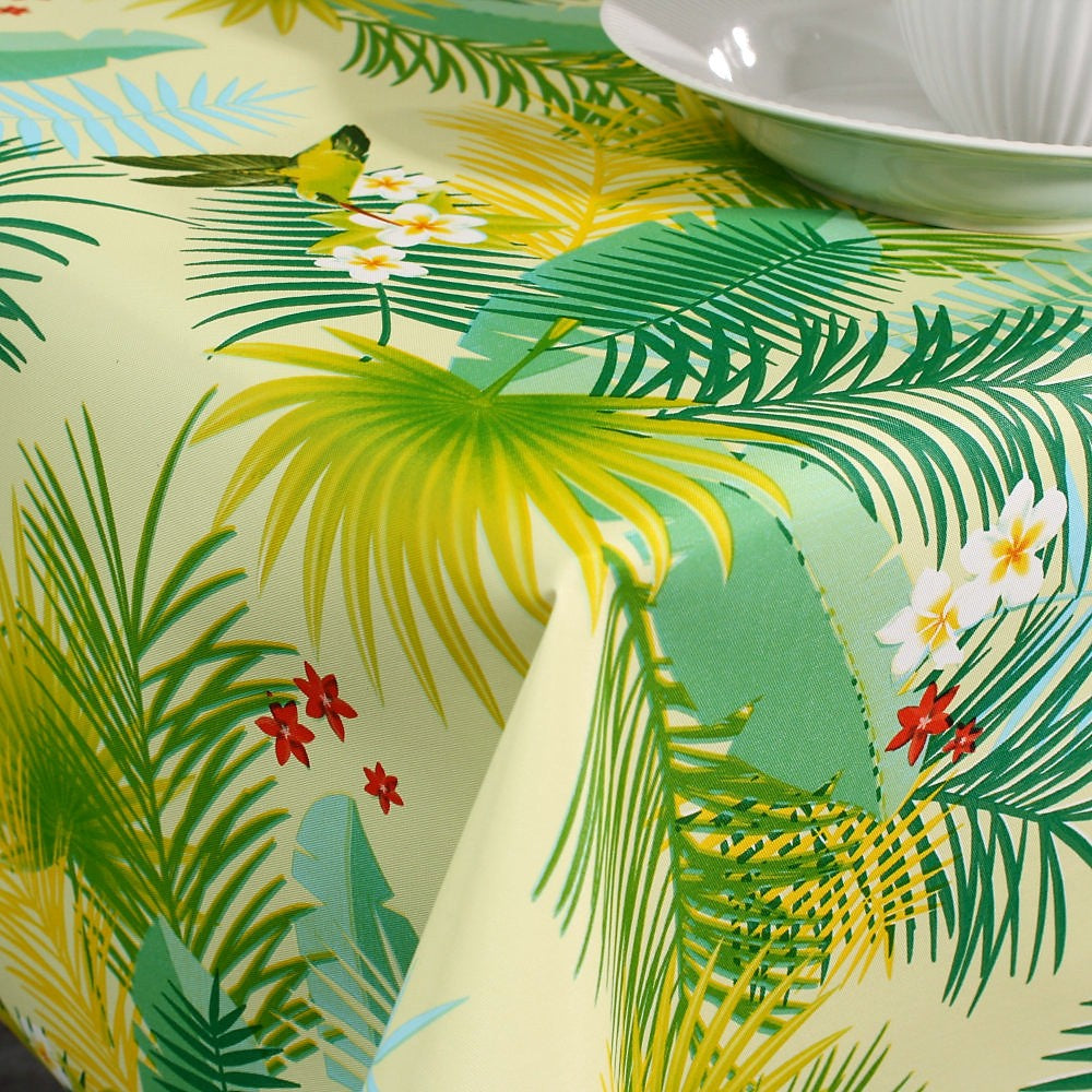 Voksduk – Bregner, blomster og fugler