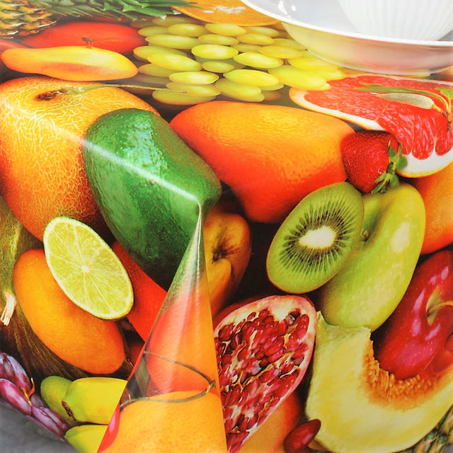 Voksduk med søte og saftige frukter