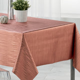 Metallise Wavy pink – voksduk, 140 x 240 cm