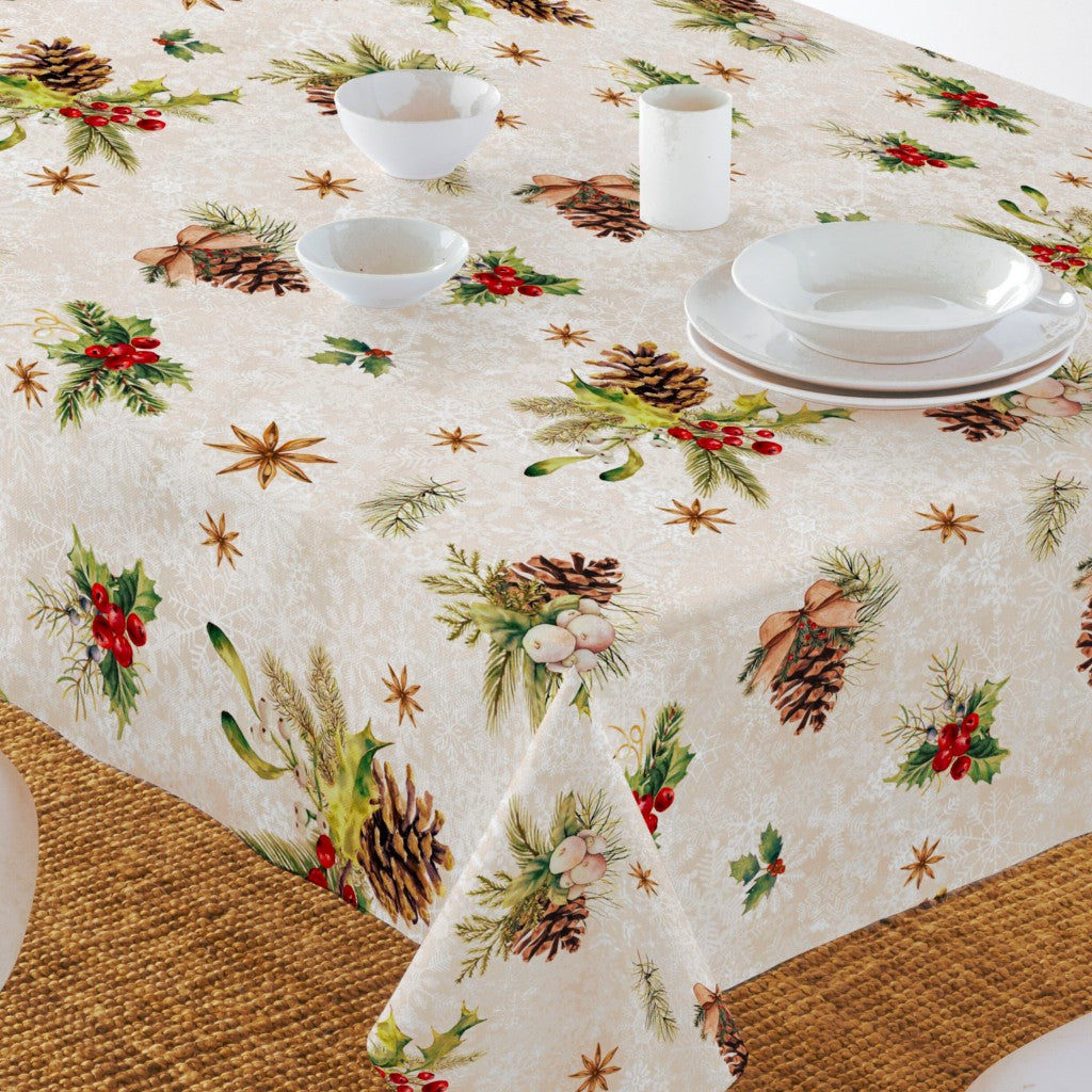 Xmas Natur – Juleakrylduk med naturens egen julepynt