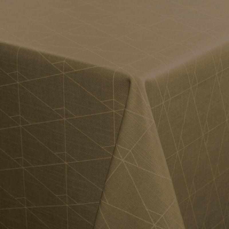 Zion Avenue, akrylduk med grafisk mønster - Brown